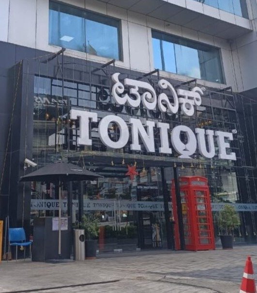 Tonique Koramangala store front exterior